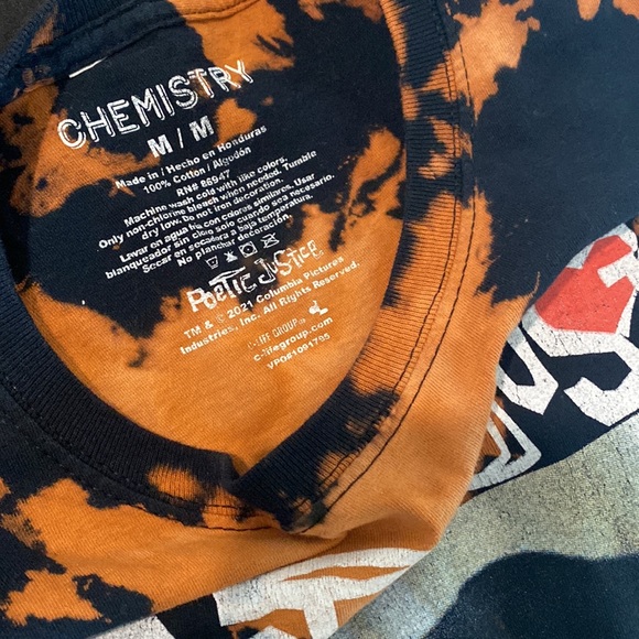 Poetic Justice Tupac Shakur Pic TShirt - Picture 3 of 4